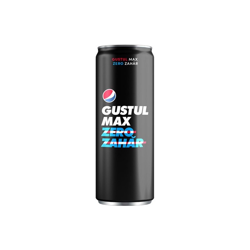  Pepsi Max doză, 330ml (-10%) 