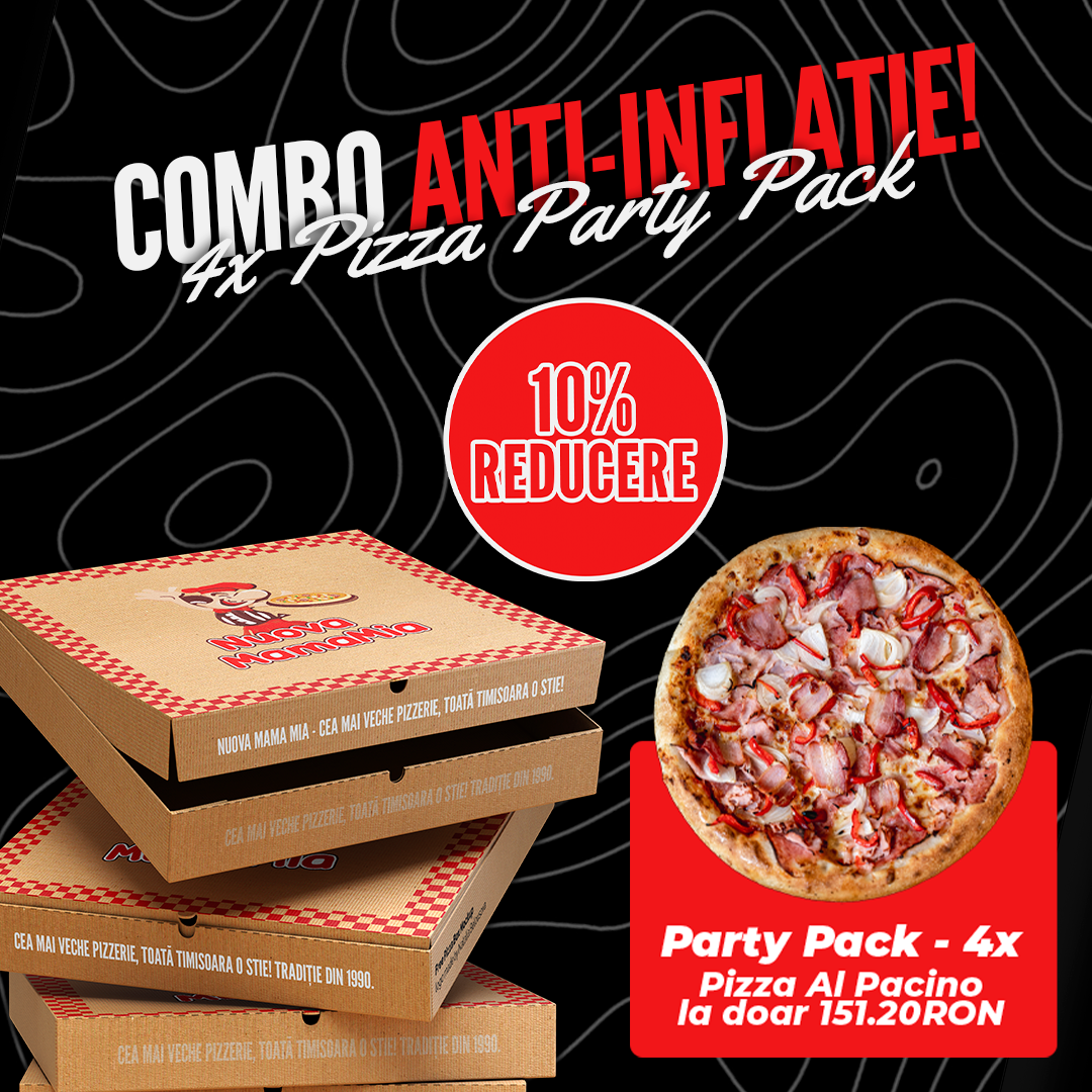  Combo PartyPack 4x Pizza Al Pacino 
